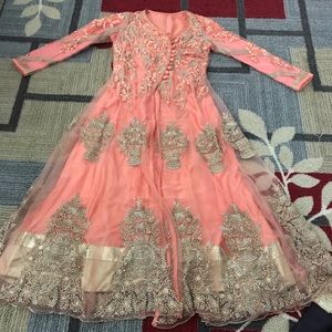 Lehenga style long dress
